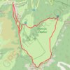Trace GPS Plateau d'Ambel (Vercors), itinéraire, parcours