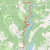 Trace GPS La Dordogne de villages en barrages : de Confolent-Port-Dieu à Monestier-Port-Dieu, itinéraire, parcours