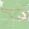 Trace GPS Brocas - Boucle de Champoou, itinéraire, parcours