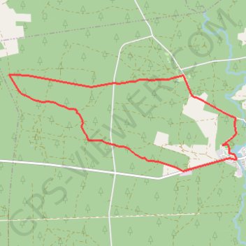 Trace GPS Brocas - Boucle de Champoou, itinéraire, parcours
