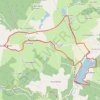 Trace GPS Tour du Lac d'Aubusson, circuit - Aubusson-d'Auvergne, itinéraire, parcours