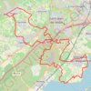 Trace GPS Balade VTT en bord de La Mosson et des Etangs et salines de Villeneuve les maguellone, itinéraire, parcours