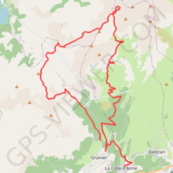 Trace GPS Tour de la Pierra-Menta, itinéraire, parcours