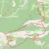 Trace GPS Roquesteron Cuebris Ascros Sigale, itinéraire, parcours