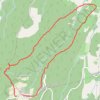 Trace GPS La Valbonne Saint Paulet de Caisson, itinéraire, parcours