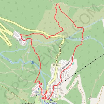 Trace GPS Bessey par Plan du Cerf, itinéraire, parcours