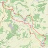 Trace GPS Rando dans la vallée du Serein avec visite de Noyers, village de caractère dans le département de l'Yonne, itinéraire, parcours
