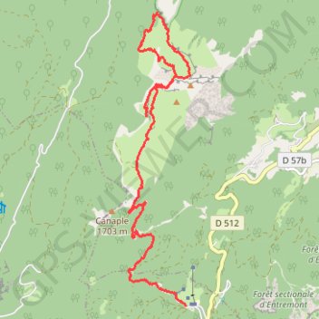 Trace GPS Autour du Charmant Som, itinéraire, parcours