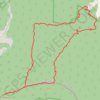 Trace GPS Randonnée Piton Plaine des Fougères à la Réunion, itinéraire, parcours