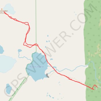 Trace GPS Lyngen Ski de randonnée nordique/Surf des neiges, itinéraire, parcours