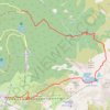 Trace GPS CHAMROUSSE - cascade de l'Oursière, Lacs Roberts, Recoin, itinéraire, parcours