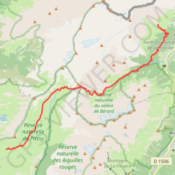Trace GPS Tour du Buet et des Fiz Jour 3, itinéraire, parcours