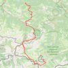 Trace GPS Dimanche : Montségur - comus, itinéraire, parcours