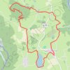 Trace GPS Saint-Pierre (Cantal) Site des Templiers, itinéraire, parcours