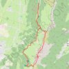 Trace GPS Col de l'Arc - Col Vert, itinéraire, parcours