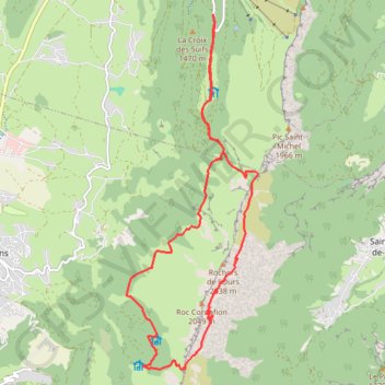 Trace GPS Col de l'Arc - Col Vert, itinéraire, parcours