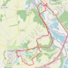 Trace GPS Boucle à partir de Souppes-sur-Loing, itinéraire, parcours