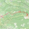 Trace GPS Descente du Mont Ventoux Nord, itinéraire, parcours