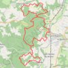 Trace GPS Saint-Aigulin : Circuit des Trois Monts N°23 - 19892 - UtagawaVTT.com, itinéraire, parcours