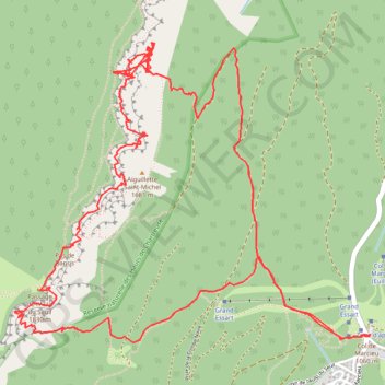 Trace GPS Tour Percée en boucle depuis Marcieu (Chartreuse), itinéraire, parcours