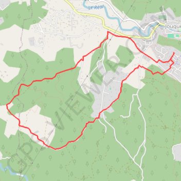 Trace GPS Boucle Gardis-Blanchon-Catalan-Meynier, itinéraire, parcours