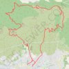 Trace GPS Étoile : col Sainte Anne, Oasis, itinéraire, parcours