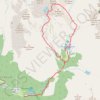 Trace GPS Lacs Bessons par le refuge de Cougourde, itinéraire, parcours