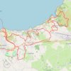 Trace GPS Par l'est de la Rade - Tourlaville, itinéraire, parcours