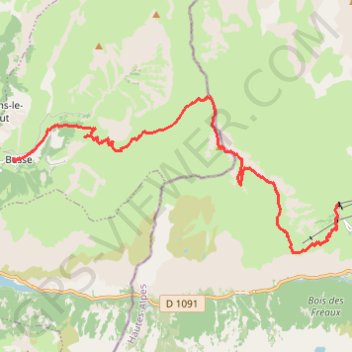 Trace GPS Besse - Le Chazelet, itinéraire, parcours