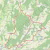 Trace GPS Boucles des Côtes des Granges - Rioz, itinéraire, parcours