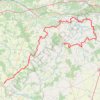 Trace GPS Tour du Pays de Valençay. De Châtillon-sur-Indre à Valençay (Indre), itinéraire, parcours