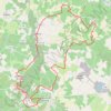 Trace GPS St Sulpice vers Le Palin 32 kms, itinéraire, parcours