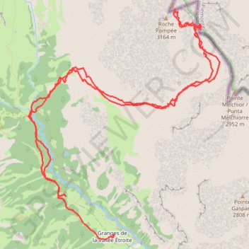 Trace GPS Raid Thabor - Pointe Balthazar, itinéraire, parcours
