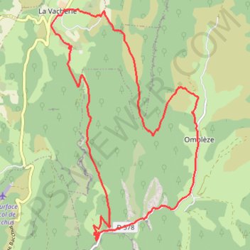Trace GPS Tour de la montagne-de-Bouchère - La Vacherie, itinéraire, parcours