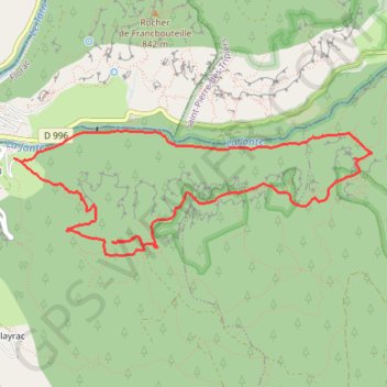 Trace GPS Causse Noire, itinéraire, parcours