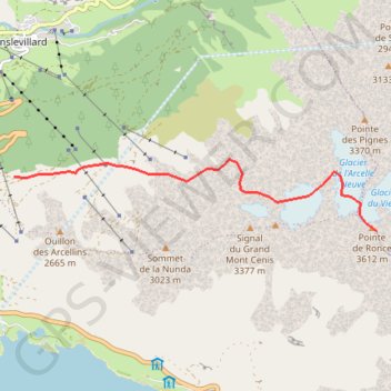 Trace GPS Pointe de Ronce, itinéraire, parcours