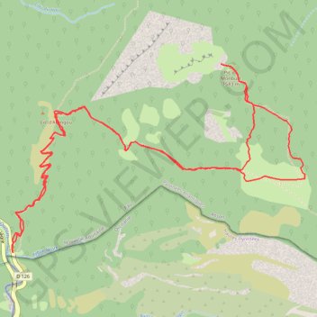 Trace GPS Pic de Monbula, itinéraire, parcours