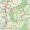 Trace GPS Circuit entre Belfort et Montbéliard, itinéraire, parcours