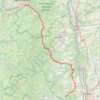 Trace GPS GR42 De Saint Etienne (Loire) à Boffres (Ardèche), itinéraire, parcours