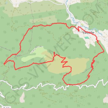 Trace GPS Chapelle Saint Pons et tour de la montagne de Sumiou, itinéraire, parcours