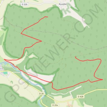 Trace GPS Auberive - Bois razel, itinéraire, parcours