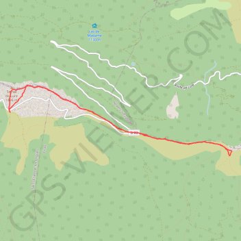 Trace GPS Le Cairn 2000 par les crêtes de Lure, itinéraire, parcours