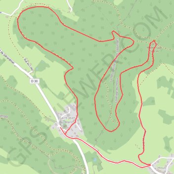 Trace GPS Chemins du Cœur des Vosges - La breuchotte, itinéraire, parcours