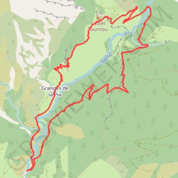 Trace GPS Tende - Circuit de Giassanasque, itinéraire, parcours