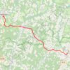 Trace GPS Thiviers - Nontron, itinéraire, parcours