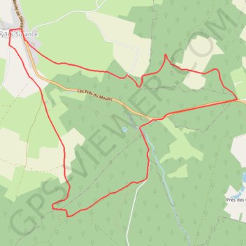 Trace GPS Chemins du Cœur des Vosges - le Gros Chêne, itinéraire, parcours