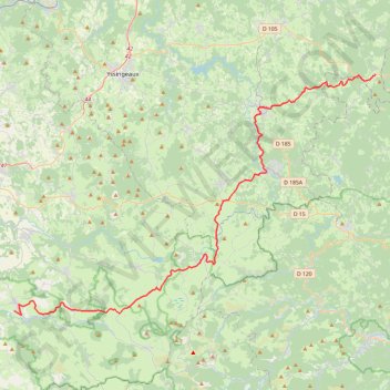 Trace GPS Saint Bonnet le Froid - Monastiers sur Gazeille, itinéraire, parcours