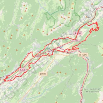 Trace GPS La Savoyarde 2023 - 85 km, itinéraire, parcours