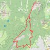 Trace GPS Bec Charvet par le Pas de la Branche, itinéraire, parcours