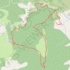 Trace GPS Gorges de la Méouge, itinéraire, parcours